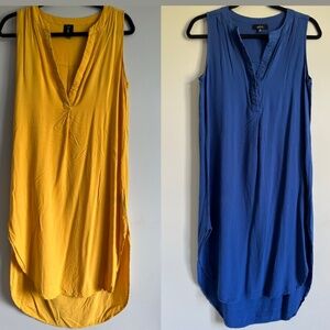 2 Tunic Dress Tops by “Violet B” sold together